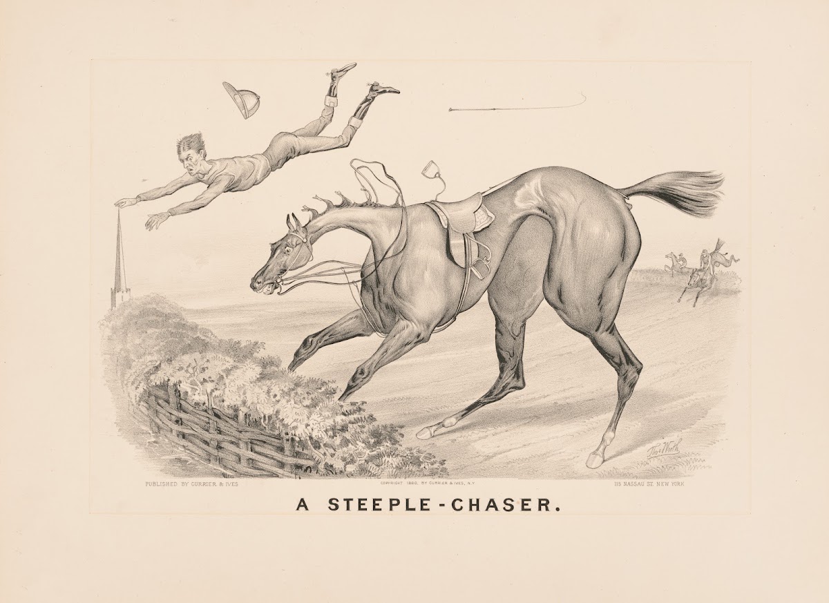 A steeple chaser 1880