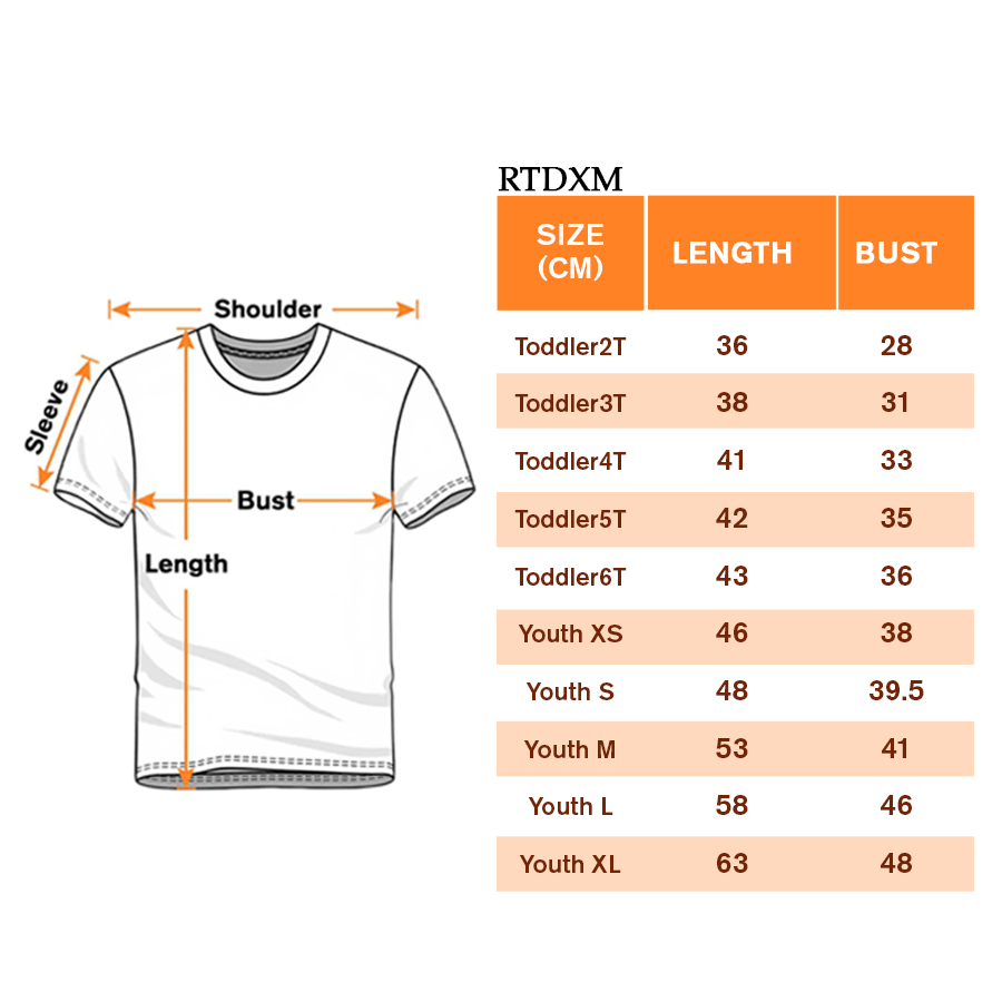 AOP US Size Children's Short Sleeve