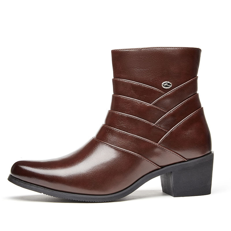 Men's Chelsea Boot with Subtle Height Increase