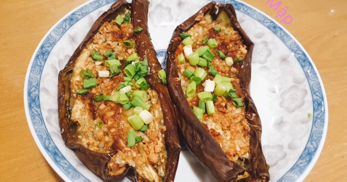 Cà Tím nướng cháy tỏi