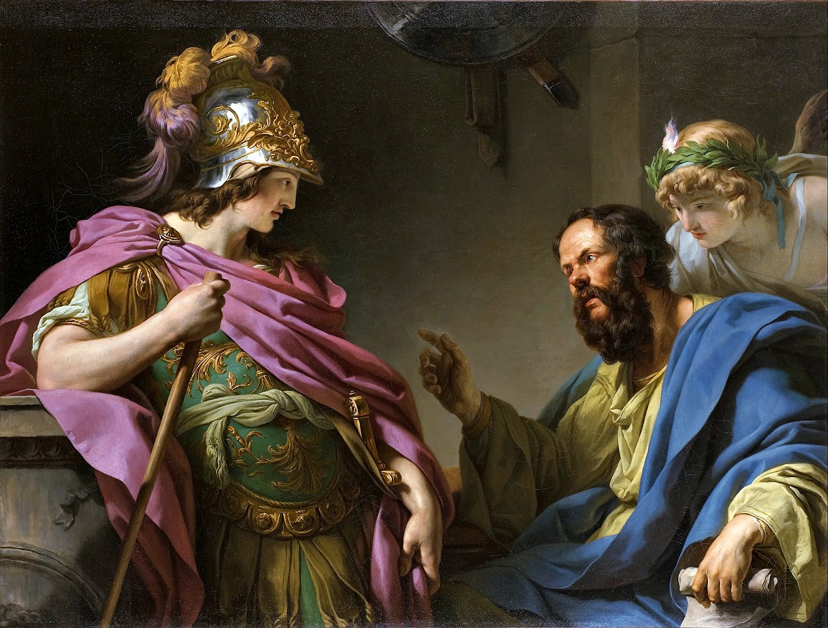 Alcibades Being Taught By Socrates C1776