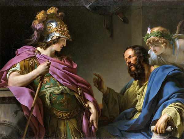Alcibades Being Taught By Socrates C1776