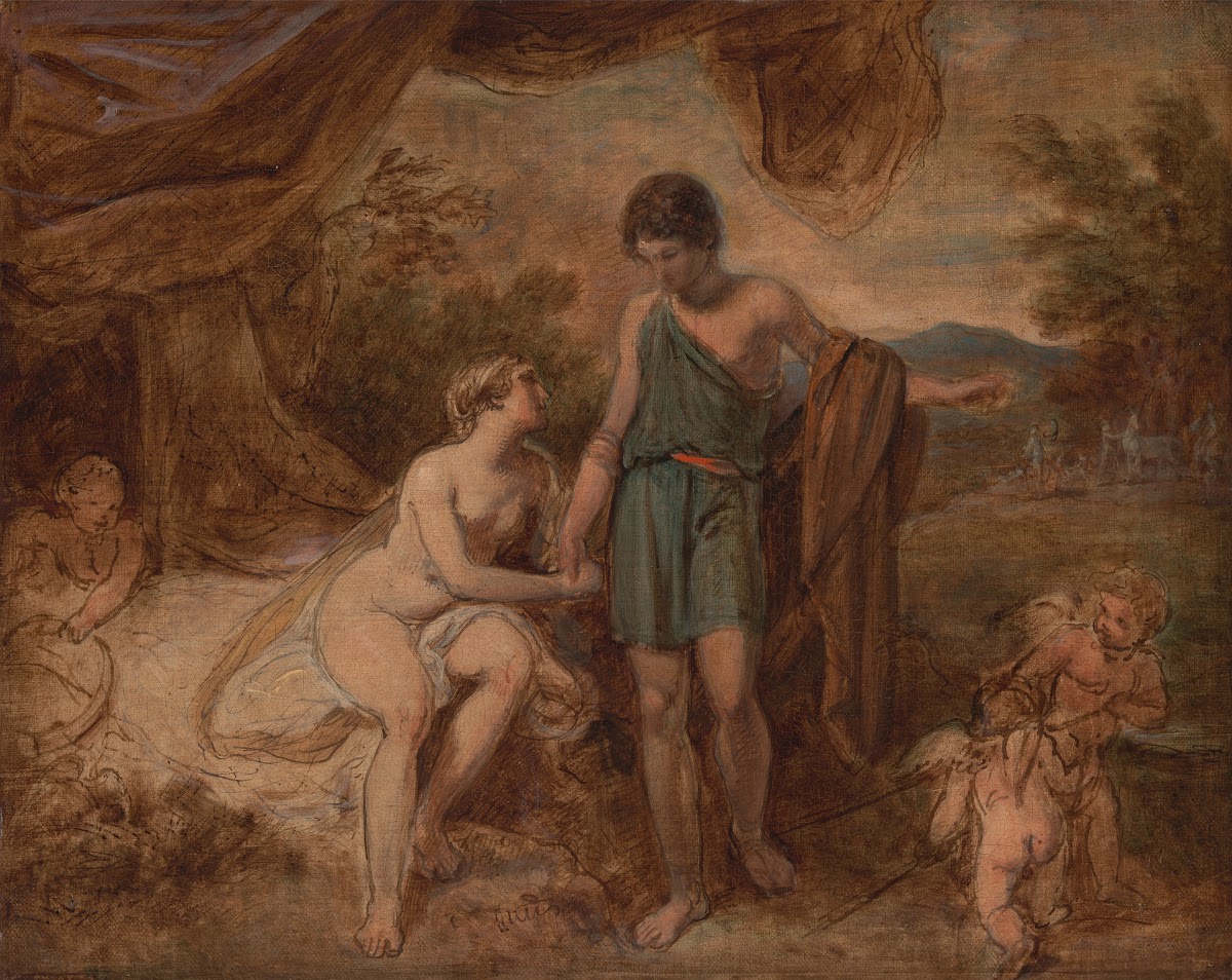 An Unfinished Study of Venus and Adonis 1800   1820