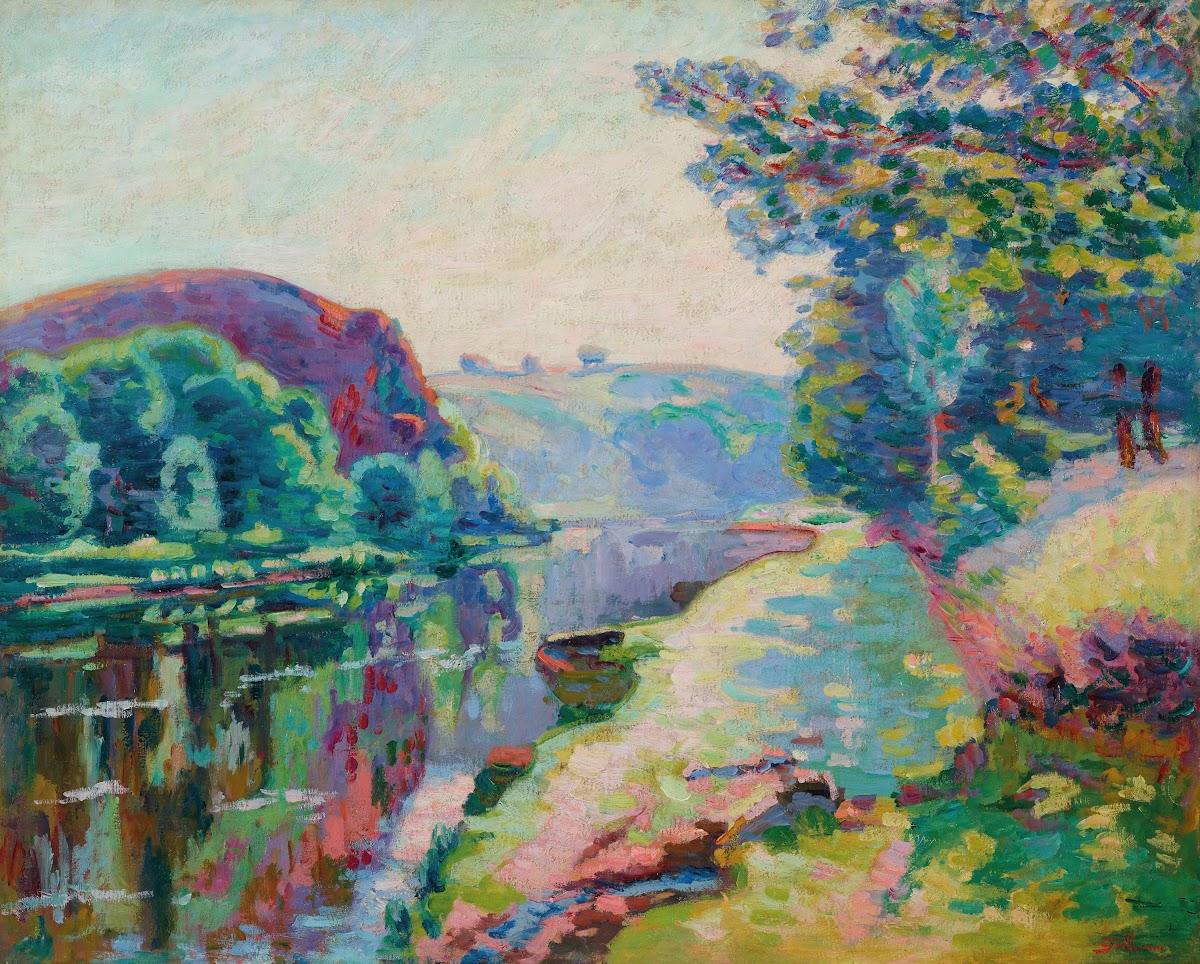 La Roche de lEcho Crozant circa 1907