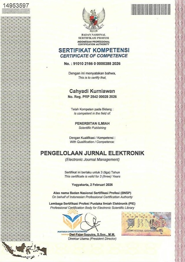 Sertifikat BNSP