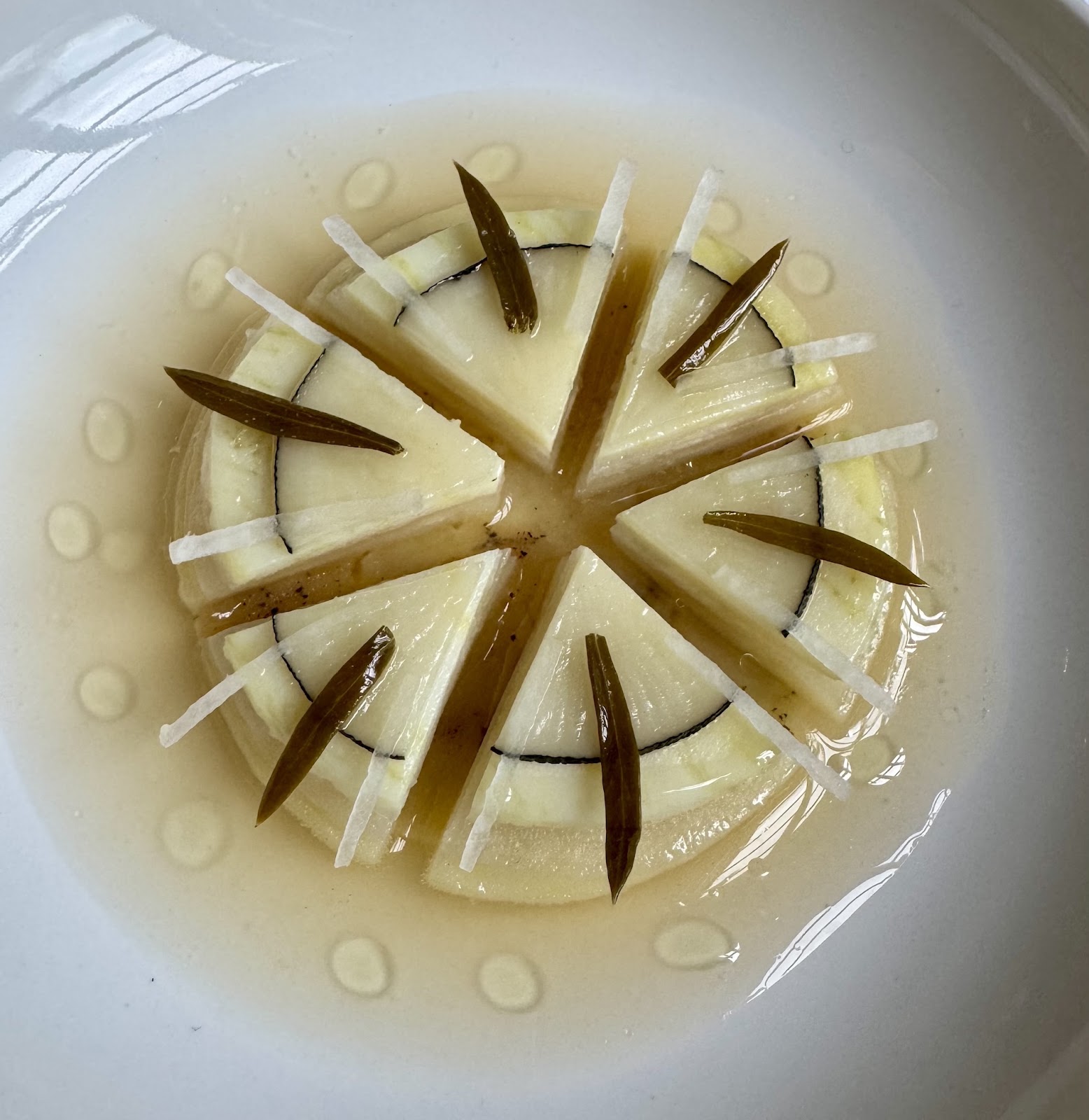 Beautiful salad course