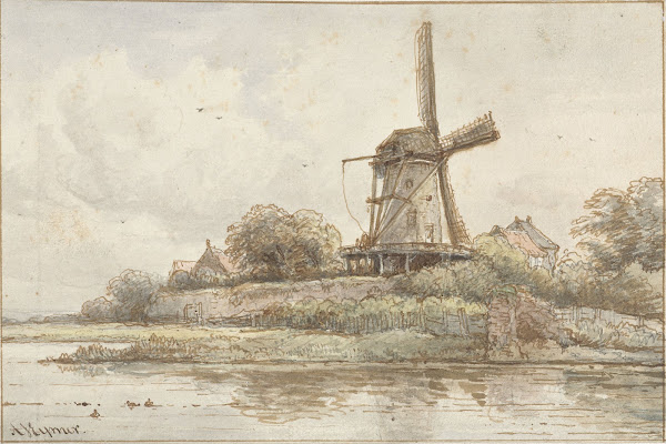 Molen op stadswal 1813   1863