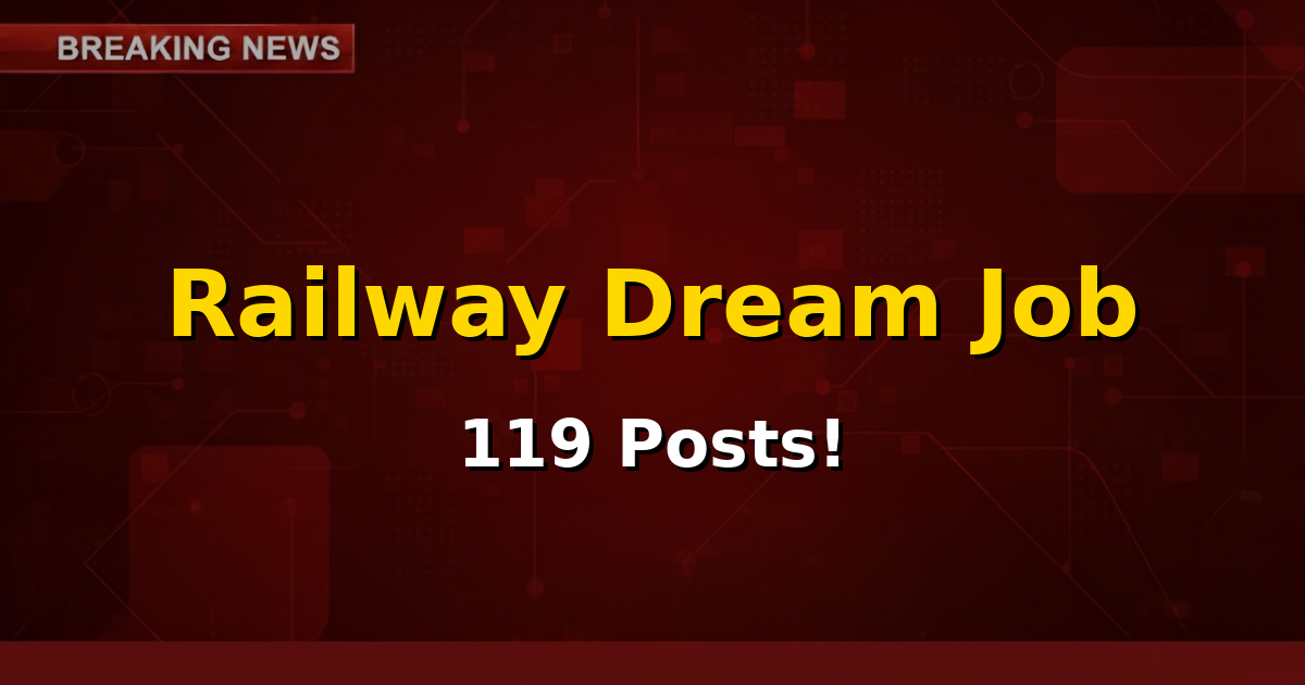 Image depicting a railway track merging into a bright future, symbolizing career opportunities with RRB Section Controller Recruitment 2026.