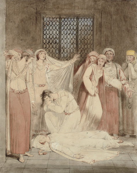 Scene from Henry Gally Knights Phrosyne a Grecian Tale 1816   1817