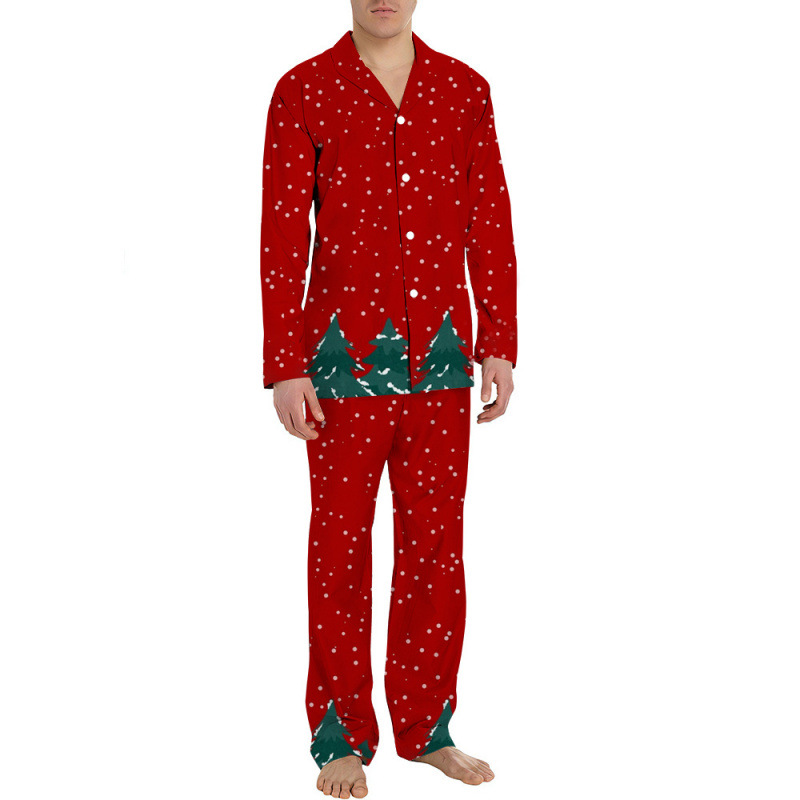 Men's Pajama Set, Long Sleeve, Festive