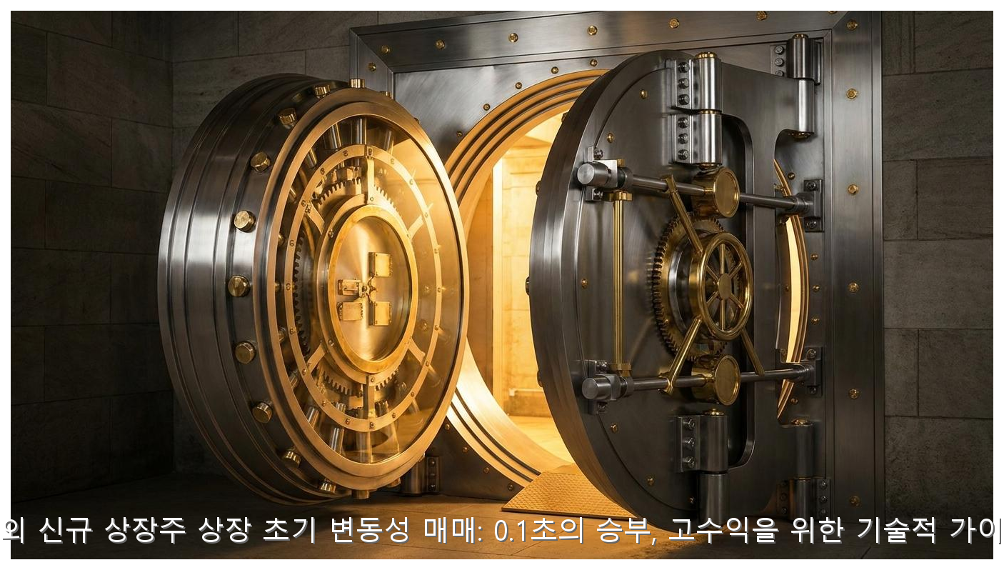 해외 신규 상장주 상장 초기 변동성 매매: 0.1초의 승부, 고수익을 위한 기술적 가이드 핵심 안내 및 분석 인포그래픽 (5)