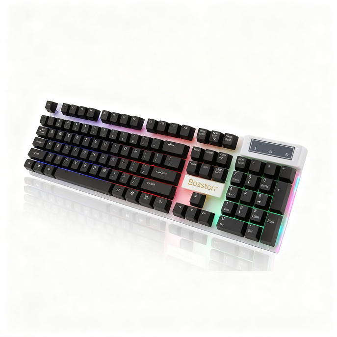 Mechanical gaming keyboard with lighting