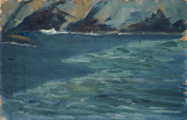 Felsenküste und ruhiges Meer