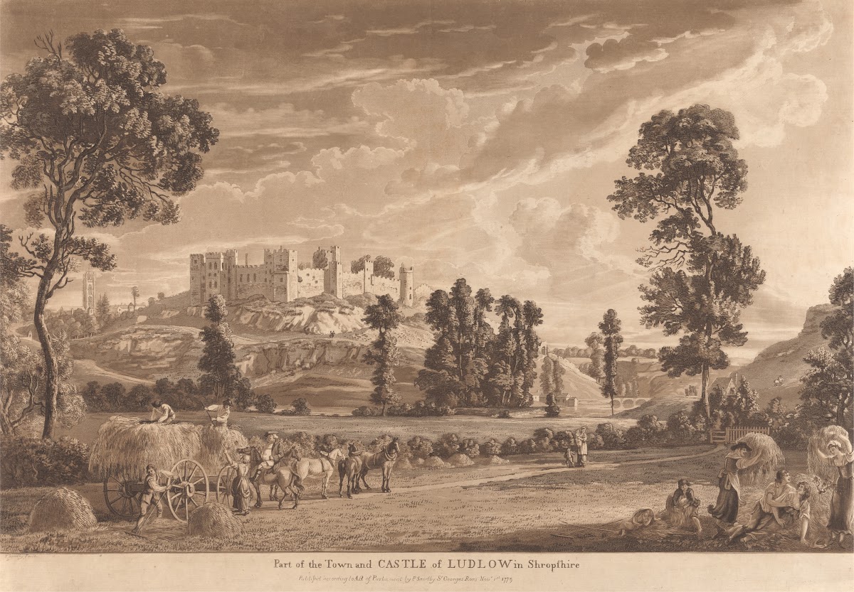 Part of the Town and Castle of Ludlow 1779