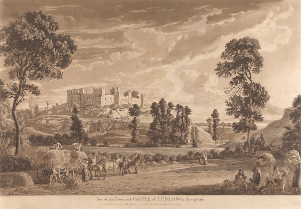 Part of the Town and Castle of Ludlow 1779