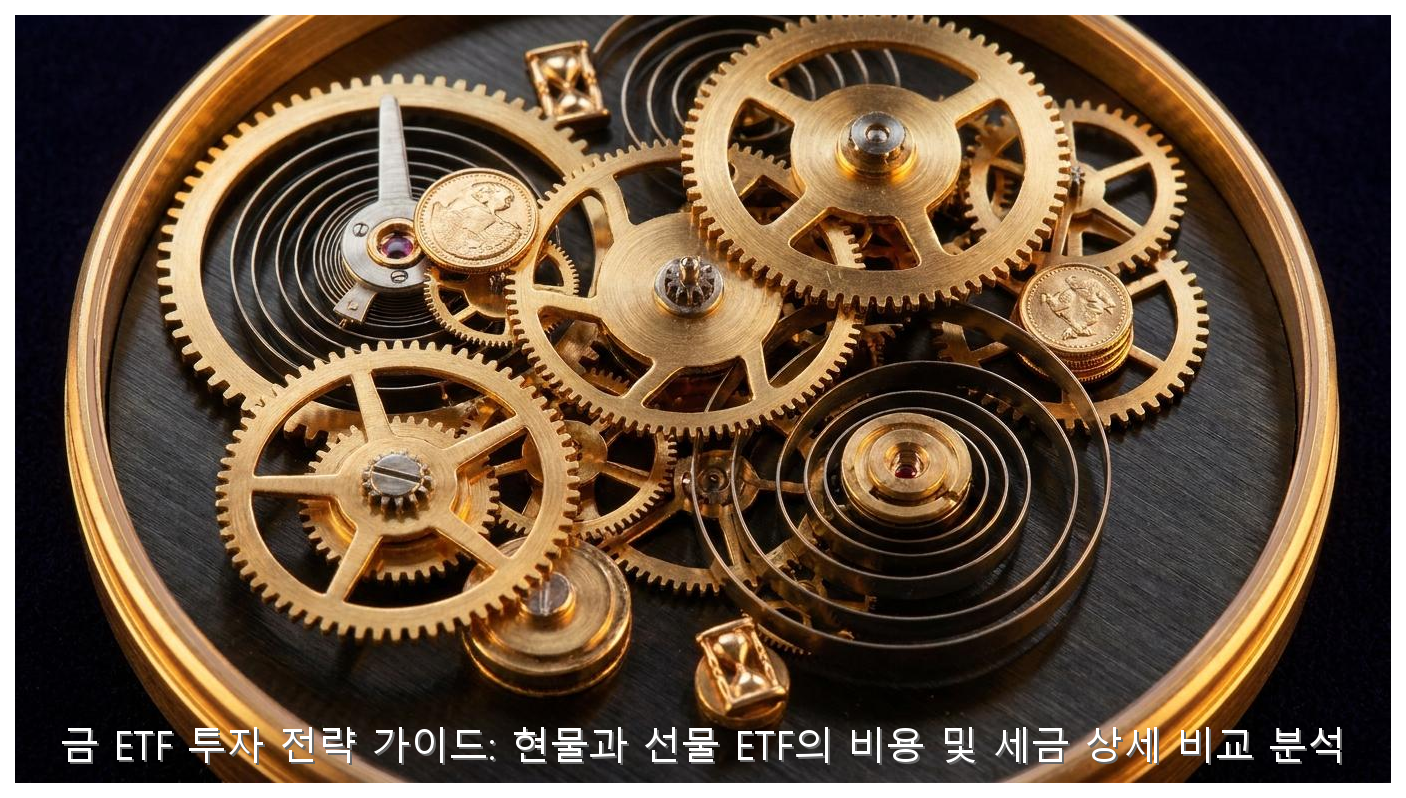 금 ETF 투자 전략 가이드: 현물과 선물 ETF의 비용 및 세금 상세 비교 분석 핵심 안내 및 분석 인포그래픽 (4)