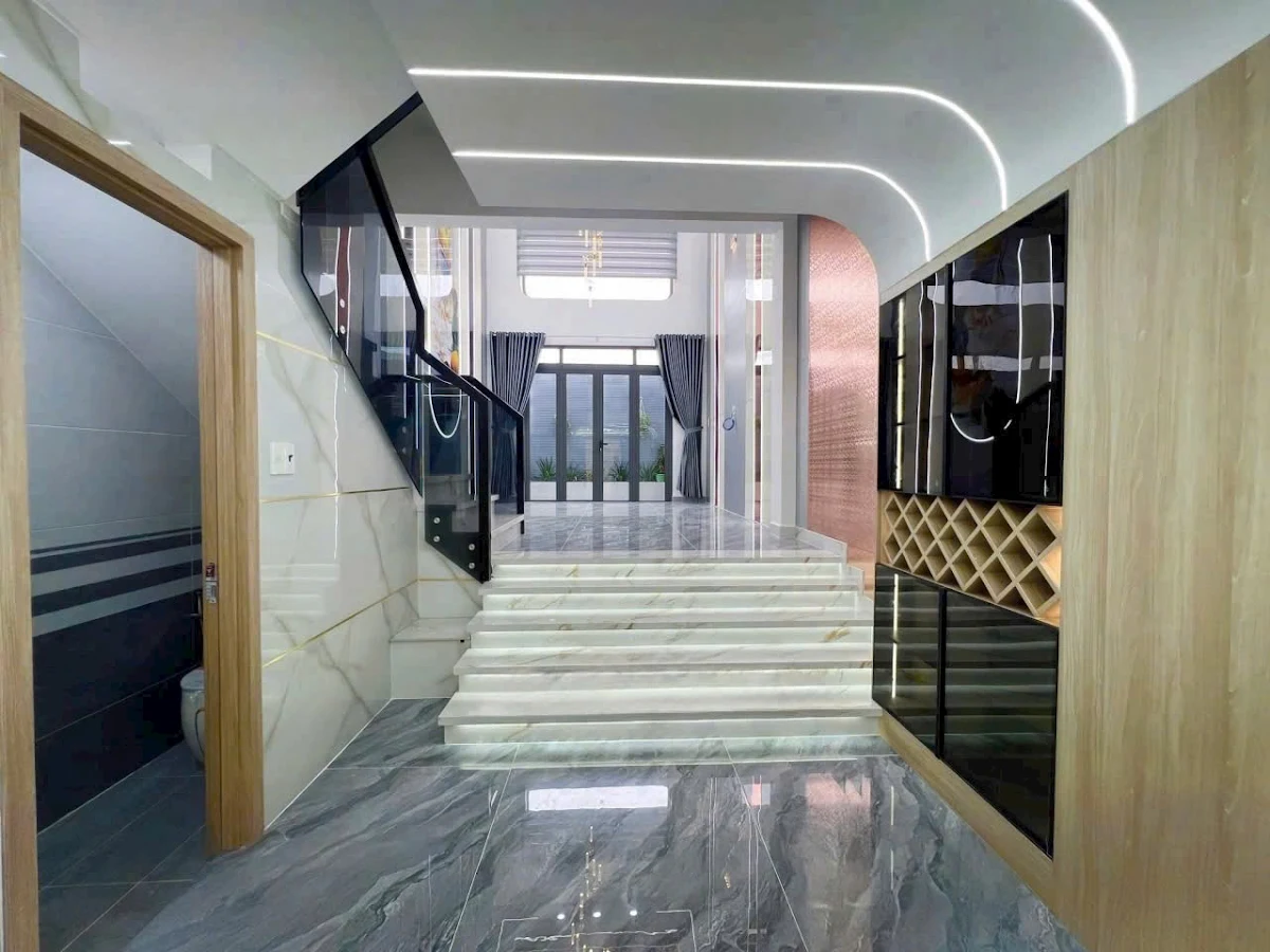 Nhà mới đẹp 4x18,5m, 4,5 Tấm, đường số 1, Quận Bình Tân – ảnh phòng ngủ