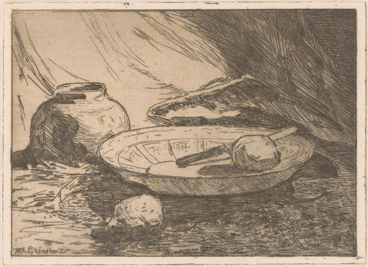 Stilleven met pot en schaal 1888 1934