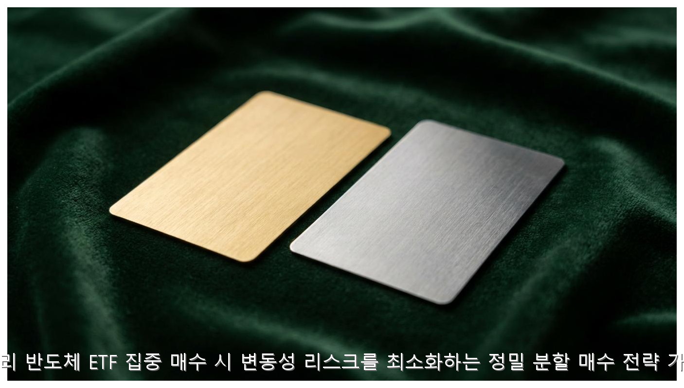 메모리 반도체 ETF 변동성 관리 및 분할 매수 전략 핵심 안내 및 분석 인포그래픽 (5)