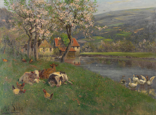 Sommertag am See 1900