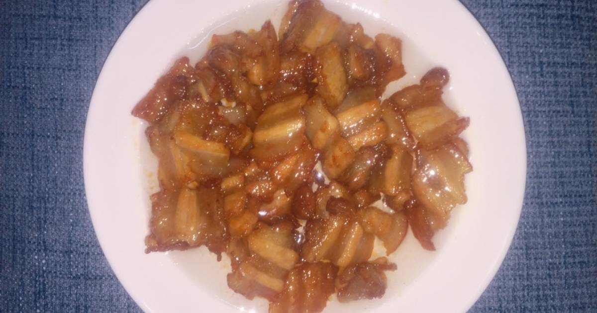Thịt ba chỉ rang cháy cạnh