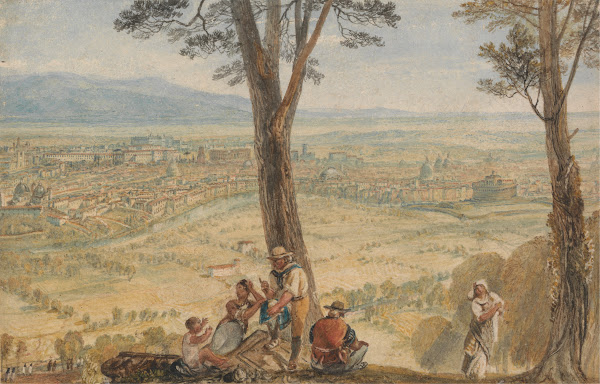 Rome from Monte Mario ca 1818