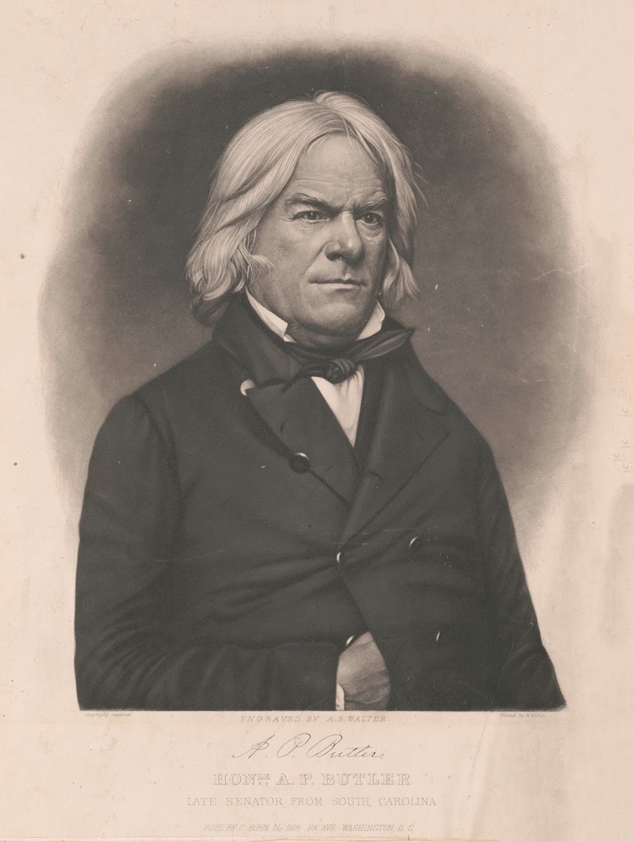 Hon Andrew Pickens Butler late senator from South Carolina 19th century