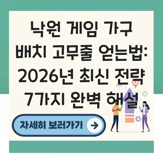 낙원 게임 가구 배치 고무줄 얻는법