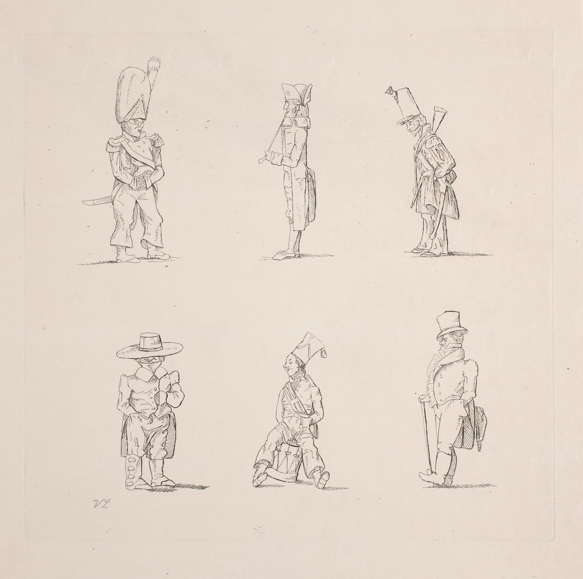 Rejseminder Karrikaturer 1831