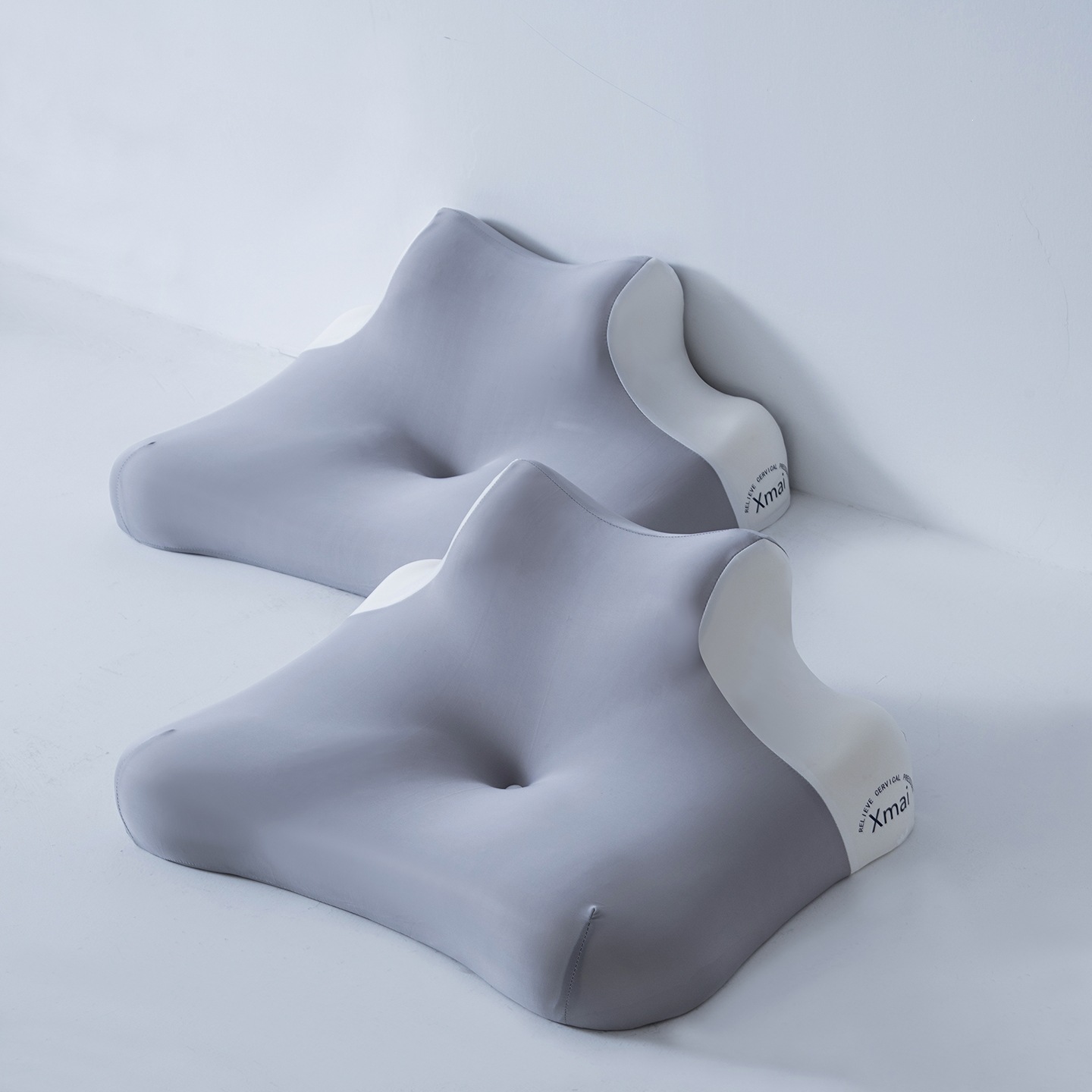 Bauchschläfer-Kissen aus Memory-Foam, Wolkenform