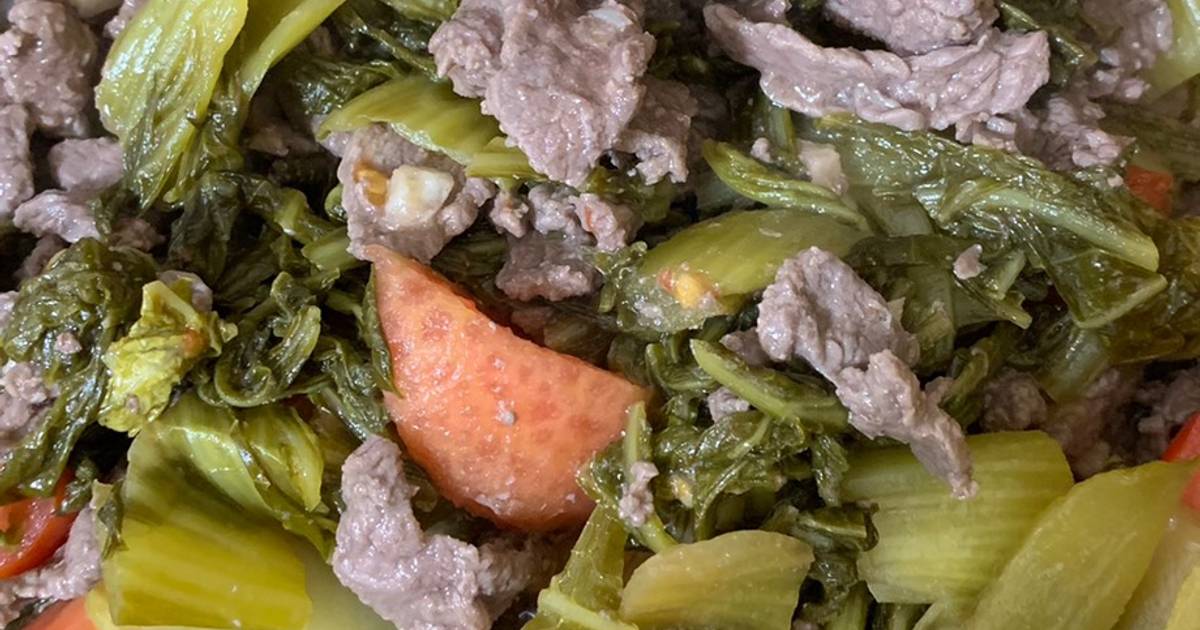 Bò xào dưa chua