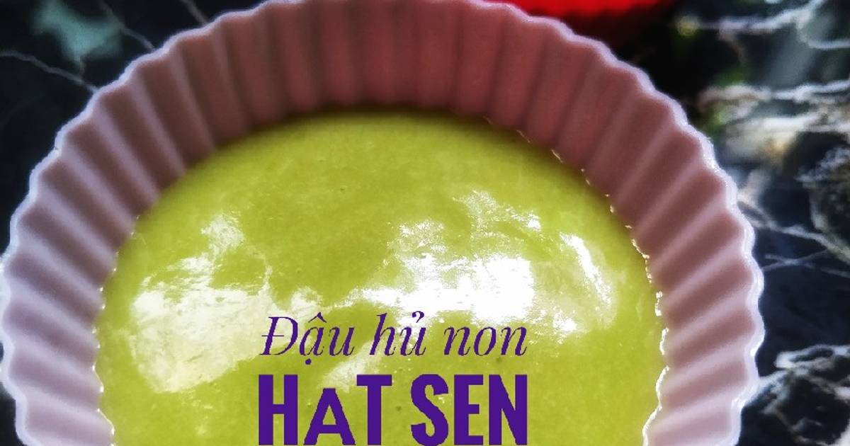 Ăn dặm cho bé: Đậu hủ non hạt sen - đậu hà lan