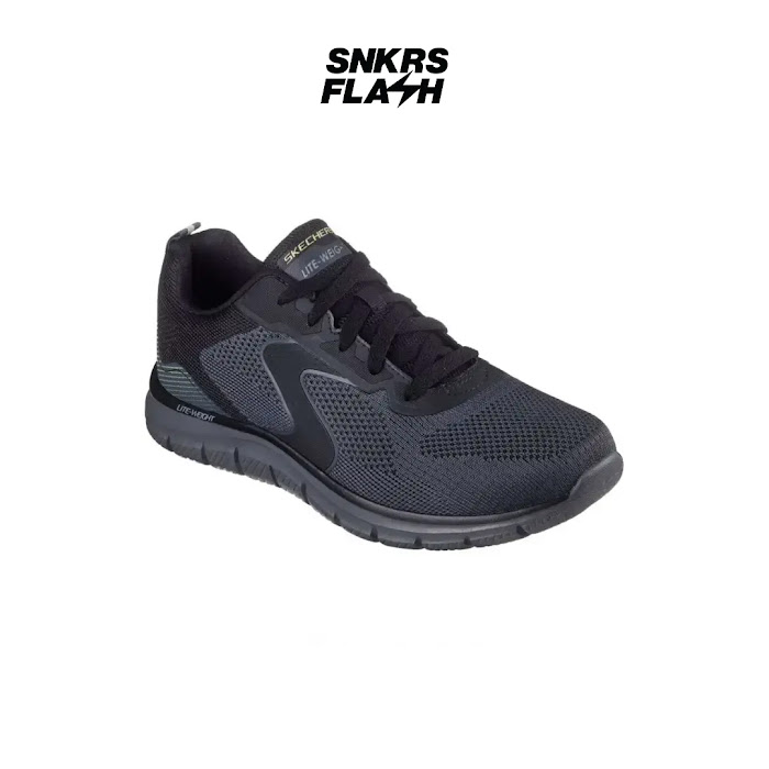 SKECHERS SPORT TRACK BLACK GREY - Size 40