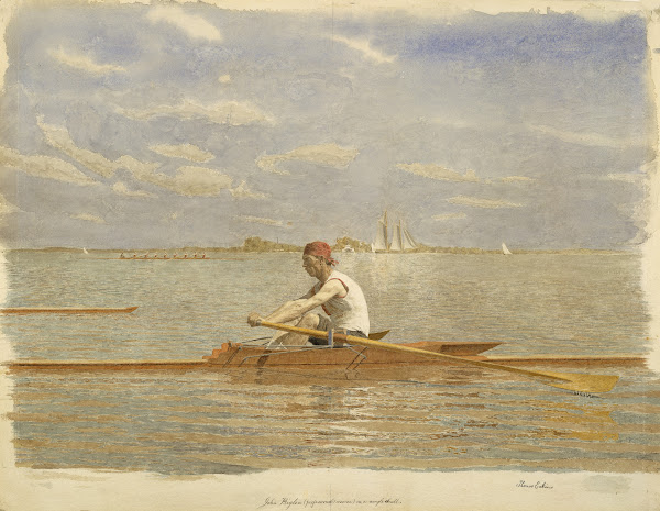 John Biglin in a Single Scull ca 1873