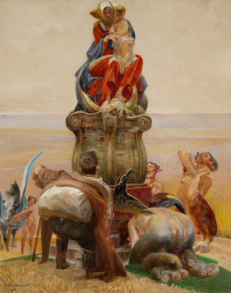 Adoration of Madonna 1910