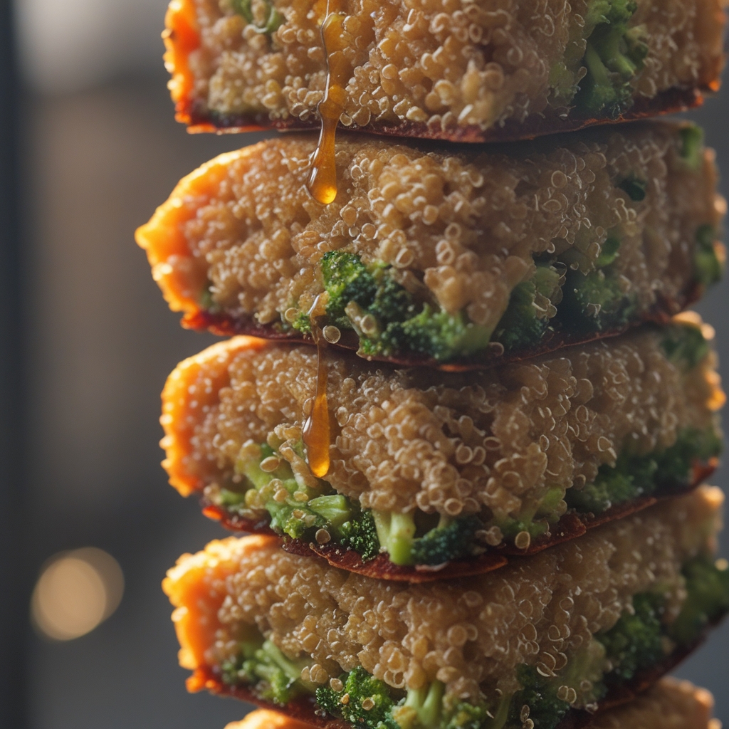 Final Protein‑Packed Sweet Potato & Broccoli Quinoa Cakes with Balsamic Glaze