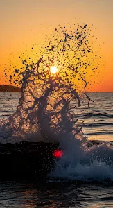 Macro Close Up of Water Droplets