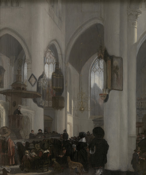 Interior of a Gothic Church 17th century