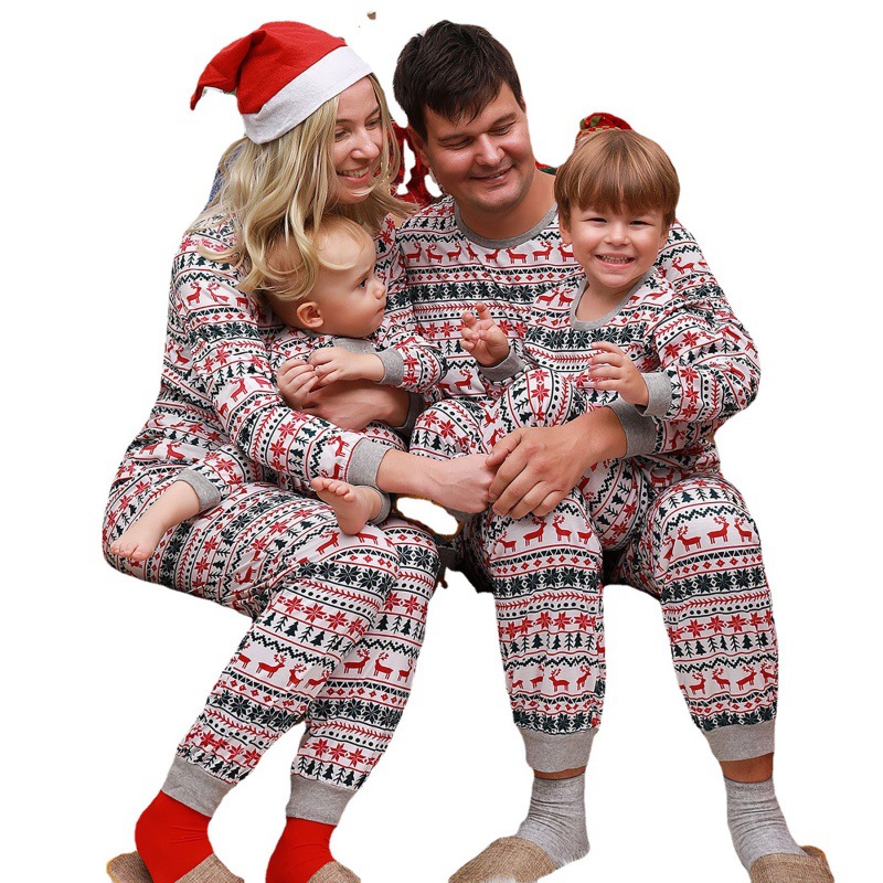 Weihnachts-Familien-Schlafanzug-Set