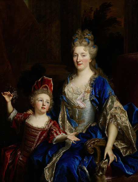 Portrait of Catherine Coustard Marquise of Castelnau Wife of Charles Léonor Aubr