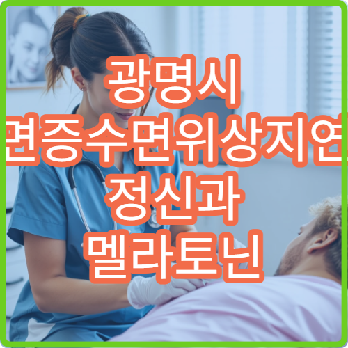 광명시 불면증수면위상지연증 정신과 멜라토닌 타임릴리스 처방 병원