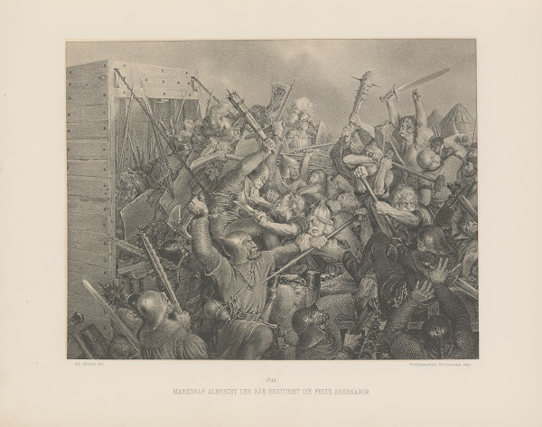 Markgraf Albrecht Der BäR ErstüRmt Die Feste Brennabor 1895