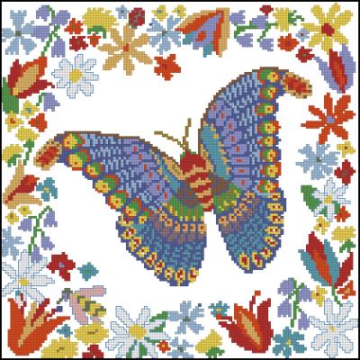 CMP 130066 Blue Butterfly