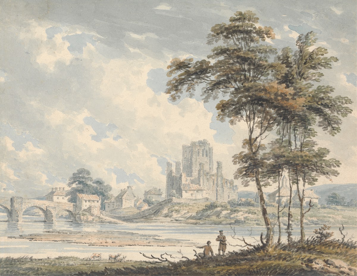 Kelso Abbey Rosburghshire ca 1792