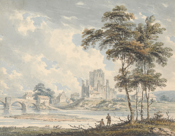 Kelso Abbey Rosburghshire ca 1792