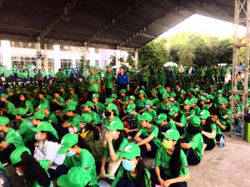 Đoàn viên, thanh niên tham gia chương trình