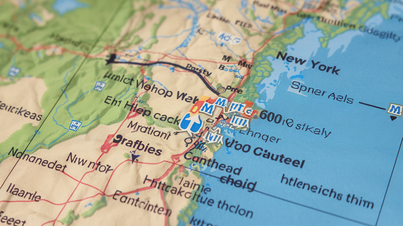 Driving Time from New York to Myrtle Beach