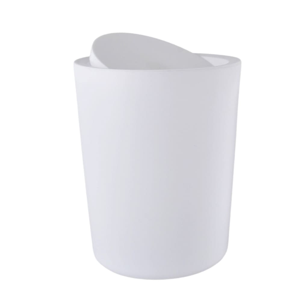 Bote de basura para baño Zense™ Uganda de 5 L, color blanco