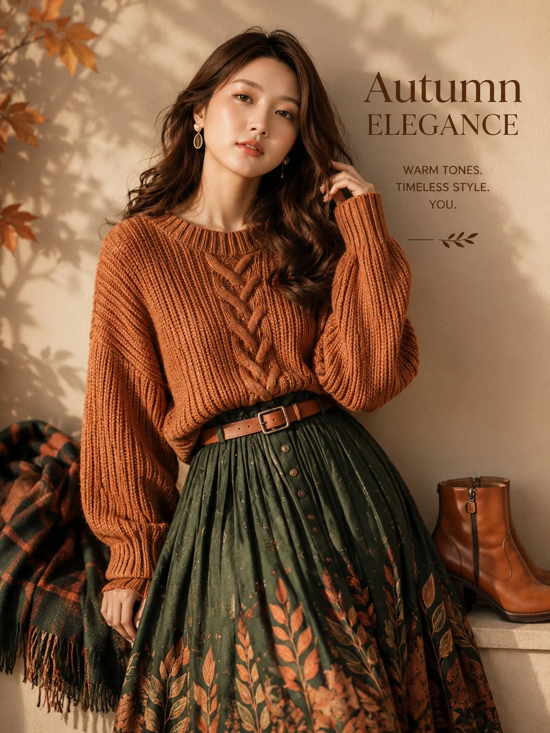 Editorial de moda otoñal ultrarrealista