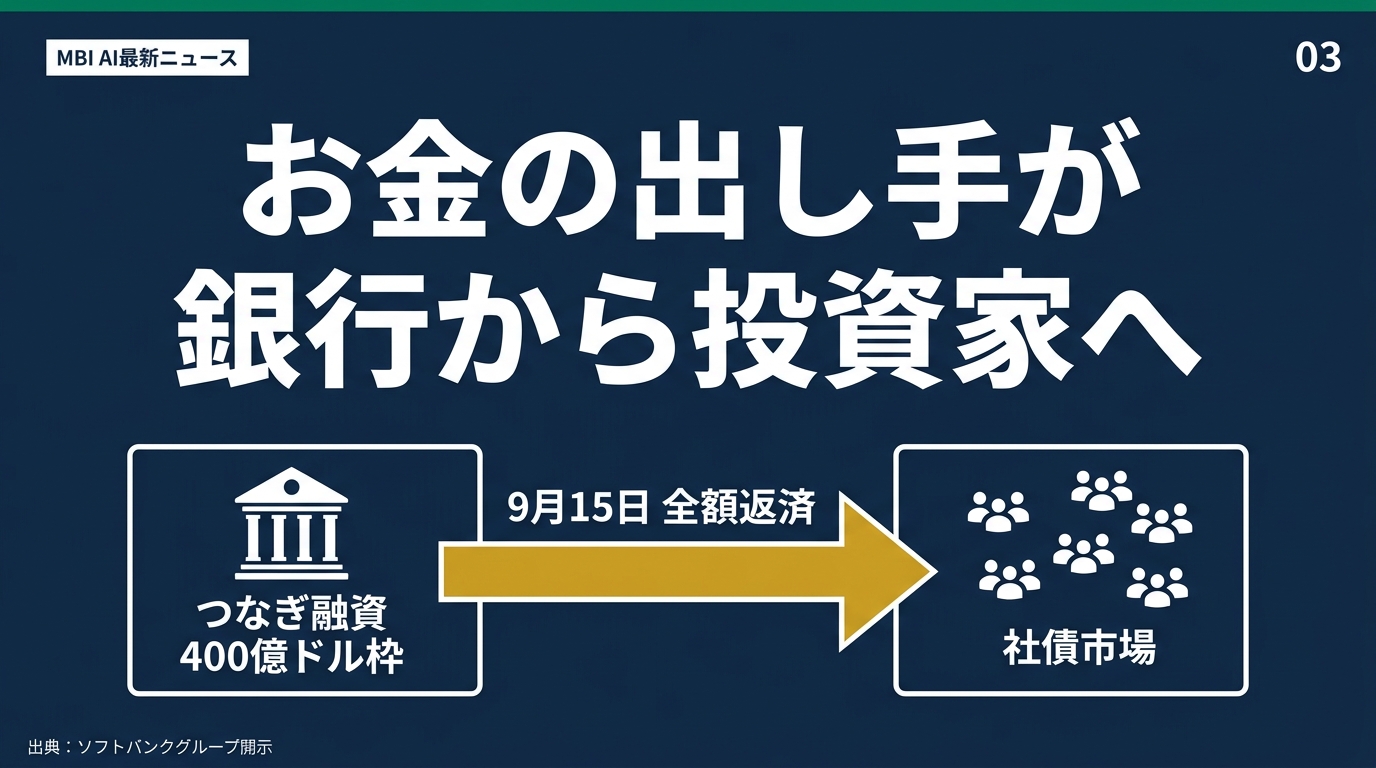 スライド03 お金の出し手が銀行から投資家へ